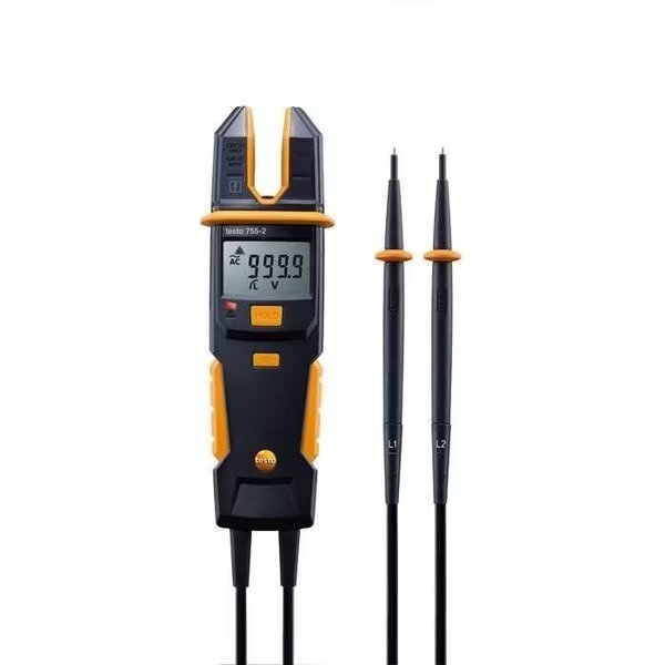 755-2 Current/Voltage Tester W/Phase Rotation And Single Probe Voltage Detection, Testo, Mfr#: 0590 7552